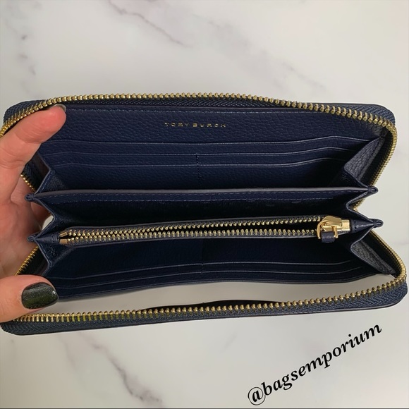 Tory Burch Thea Floral Printed Leather Wallet - Picture 7 of 12